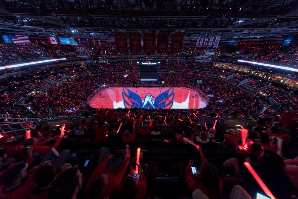 Capital One Arena, section 416, home of Washington Capitals