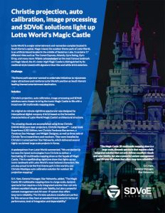 SDVoE case study - Lotte World’s Magic Castle