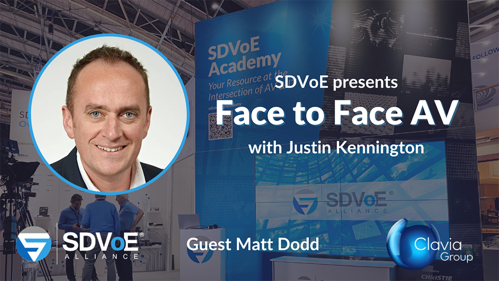 Matt Dodd, Clavia Group SDVoE